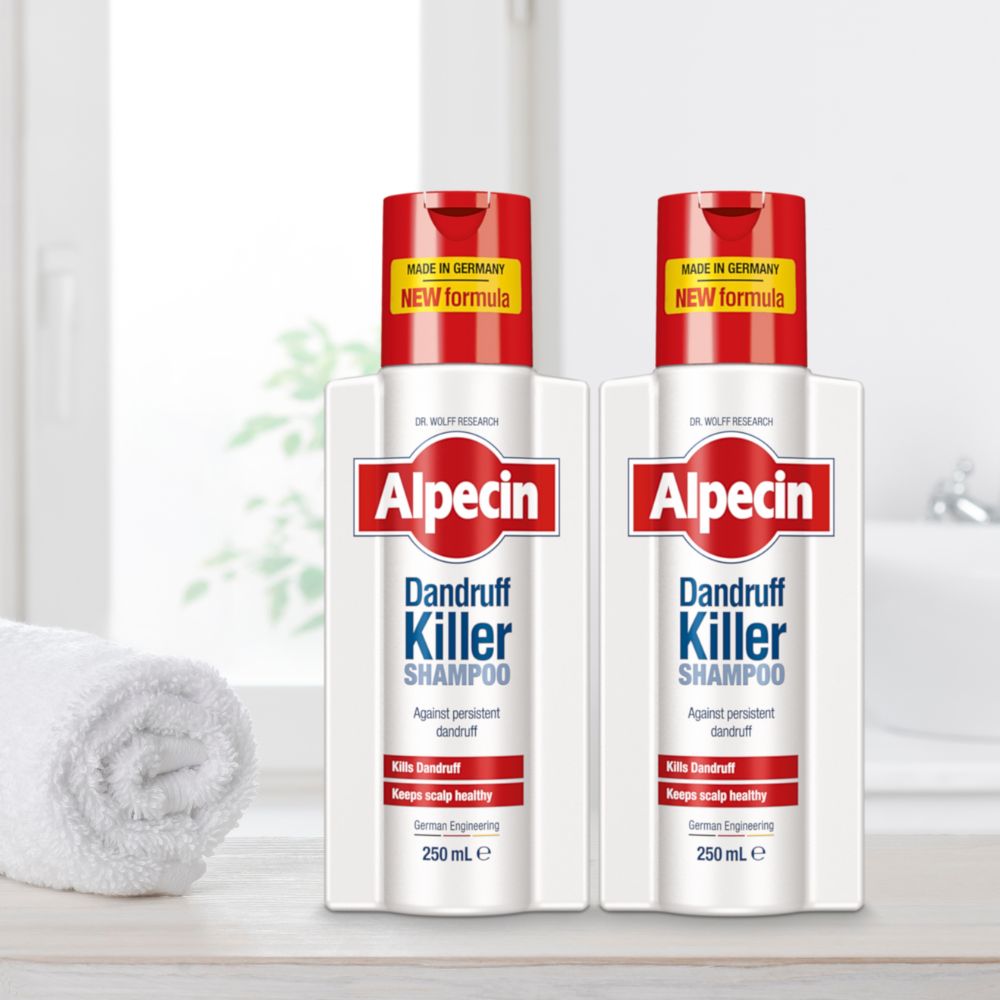 2x Alpecin Dandruff Killer - Effectively Removes and Prevents Dandruff, 250ml