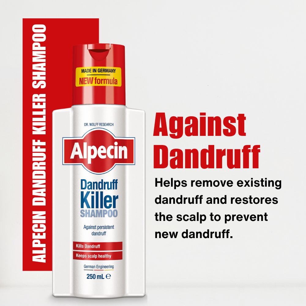 2x Alpecin Dandruff Killer - Effectively Removes and Prevents Dandruff, 250ml