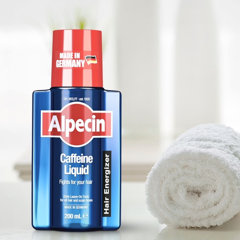 Alpecin Caffeine Liquid - Strengthens Hair with extra Boost, 200ml