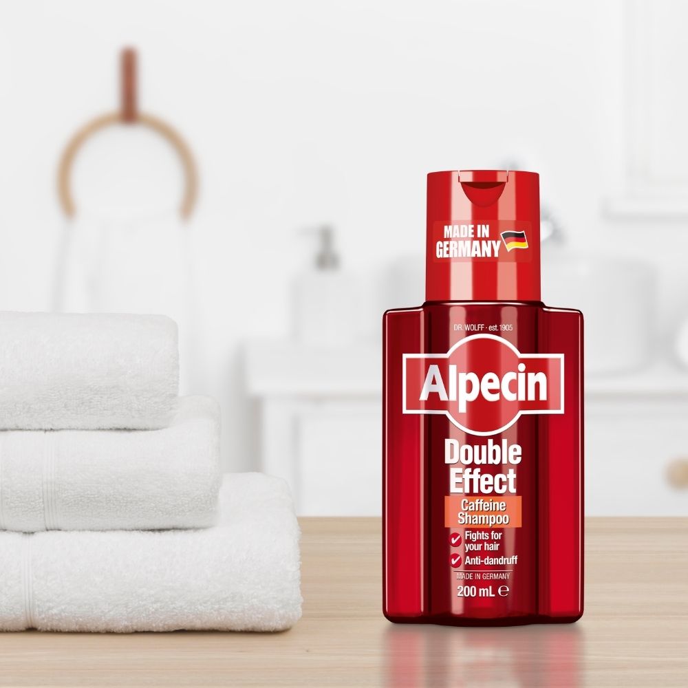 Alpecin Double Effect Caffeine Shampoo - Against Oily Dandruff, 200ml