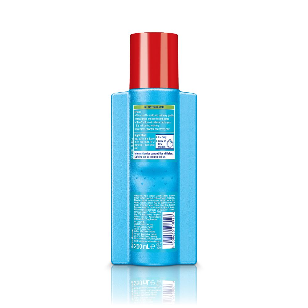 Alpecin Hybrid Caffeine Shampoo - for Dry and Itchy Scalp, 250ml + FREE Drink Bottle worth $15