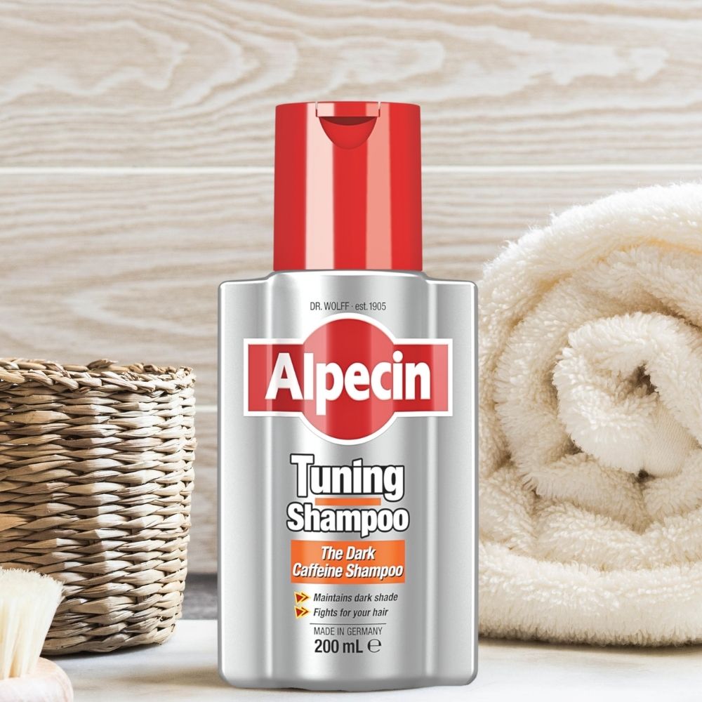 Alpecin Tuning Shampoo - Maintain Dark Hair, 200ml