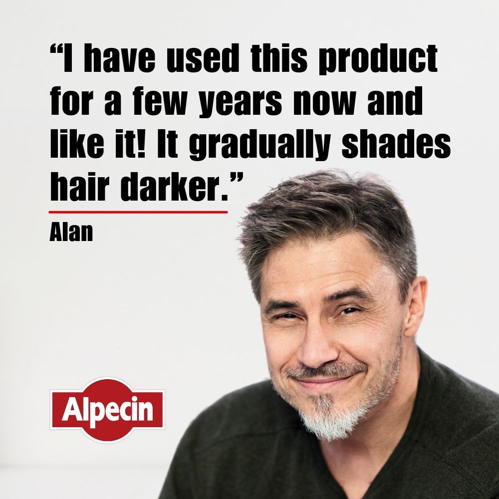 Alpecin Complete Grey Coverage Bundle - Alpecin Grey Attack Caffeine & Colour Shampoo and Alpecin Tuning Shampoo